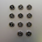 ACORN Stairlifts Door Entry Panels CNC Engraved by Alexander Pollock
