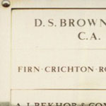 Directory / Registered Office Plaques CNC Engraved by Alexander Pollock